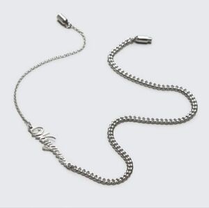 Alexander Wang Wangover Necklace in Silver